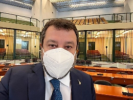 Open Arms, Salvini in aula su racconto testi dell'accusa: «Niente a mio carico, ho già vinto»