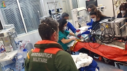 Il volo della speranza, elicottero militare per un neonato da Reggio all'ospedale di Taormina