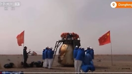 Rientrati sulla Terra dopo 183 giorni i tre astronauti cinesi