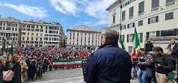 25 Aprile: Genova ricorda la rivolta,proteste per armi a Ucraina