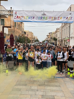 La corsa "Lampedusa Isola di Pace" ha fatto centro