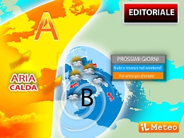 Meteo, weekend perturbato con nubi e rovesci ma l'estate bussa alla porta
