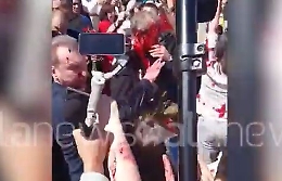 «Fascista!», vernice rossa sull'ambasciatore russo a Varsavia