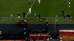 Allegri e "la pedata di un interista": ecco il video che chiarisce che cosa &egrave; accaduto