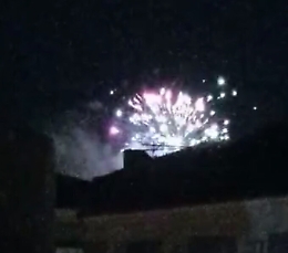 Civita, dieci minuti di fuochi d’artificio come se Catania festeggiasse Sant’Agata