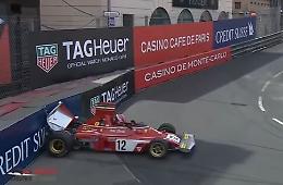 Montecarlo, Leclerc testa coda (e botta) con la Ferrari di Niki Lauda