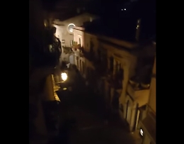 Rissa in pieno centro scuote Taormina nella notte. Allarme del sindaco: «Fatto preoccupante»
