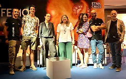 Kasia Smutniak a Etna Comics per il Premio Angelo D’Arrigo