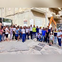 Dato il via alla posa della prima pietra per i lavori di riqualificazione del quartiere "Marà"