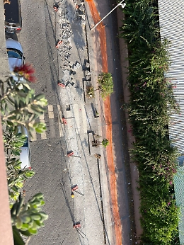 Catania, Via Marchese di Casalotto: cantiere abbandonato da mesi