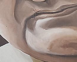 Imbrattato il murales di Andrea Camilleri