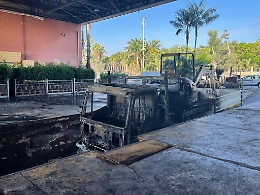 In fiamme uno degli impianti dei vivai Faro a Riposto: si segue la pista dolosa