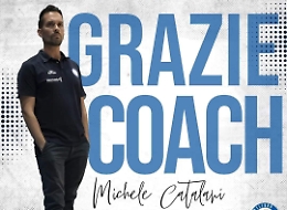 Divorzio tra Fortitudo Agrigento e il coach Michele Catalani