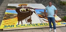 Infiorata ai piedi del Santuario di San Calogero