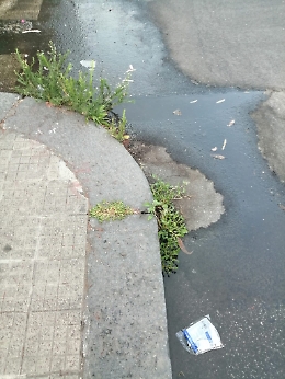 Giarre: perdita d'acqua in periodo di siccità