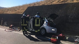 Incidente sulla SS 115: quattro feriti, uno è grave