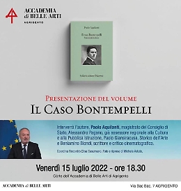 Il magistrato Paolo Aquilanti, ad Agrirgento, presenta il suo volume "Il caso Bontempelli"