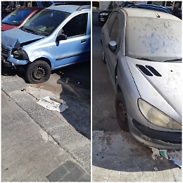 Catania: viale Ionio "cimitero" di auto dimenticate