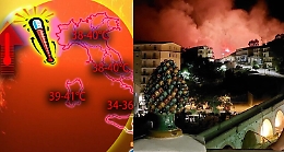 Caldo in aumento in Sicilia e l'isola brucia anche per mano dell'uomo