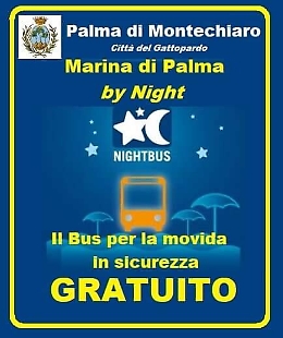 Palma di Montechiaro, istituto il bus per la movida in sicurezza