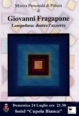 S'inaugura mostra di Giovanni Fragapane a Lampedusa