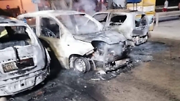 Rogo distrugge tre autovetture in sosta tra Porto Empedocle e Realmonte