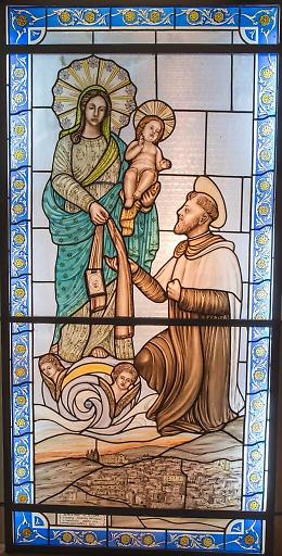 Burgio, s'inaugura vetrata raffigurante la Madonna del Carmelo