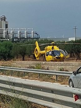 Incidente stradale a Marina di Palma: ferito centauro