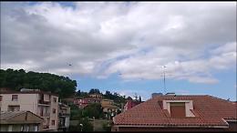San Cataldo, il video dei canadair in azione