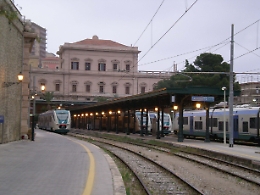 Cantiere lungo il binario Agrigento – Palermo