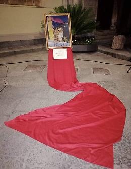 Unica litofotografia di un originale dipinto su S. Agata donata al Consiglio Comunale