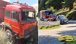 Cammarata: perde controllo del camion e si lancia dall'abitacolo ma sbatte la testa e muore