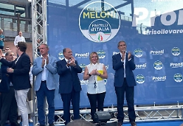 Giorgia Meloni a Catania: «Se non fosse stato per noi, coalizione non sarebbe stata unita»