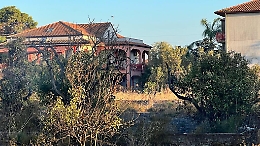 Fiamme al Villaggio Ippocampo di Mare: villette lambite e frutteti incolti distrutti