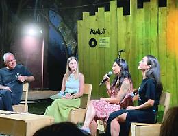 Il "Green Village" di Elisa al Parco Gioeni (che per l'occasione ha rifatto il look)