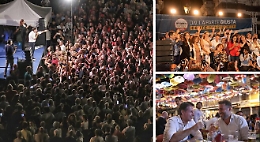 Conte a Catania incanta il Fortino fra pochette, polpette e bollette: «Il voto utile è a noi»