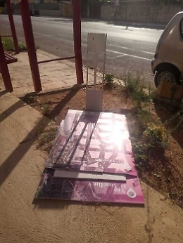 Danneggiata per la terza volta a Palermo area contro violenza alle donne