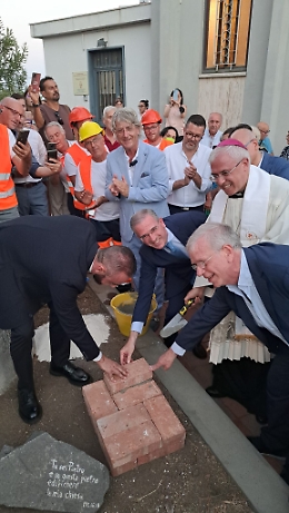Prima pietra per la nuova chiesa del Villaggio Dusmet