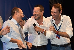 Lega, Salvini alla "Pontida" di Sammartino con Schifani che sente la vittoria nell'aria