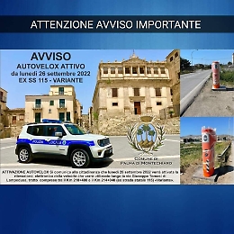Palma di Montechiaro, un autovelox per scongiurare gli incidenti
