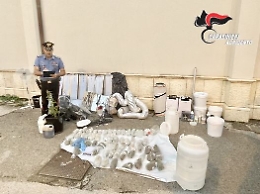 Licata, scoperto laboratorio della droga
