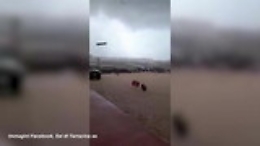 Tromba d'aria nel litorale Pontino: tetti scoperchiati e alberi sradicati