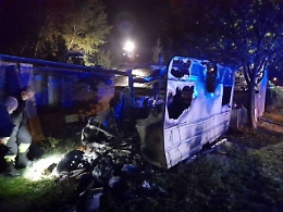 Tav: distrutta da incendio roulotte No Tav in Valle Susa