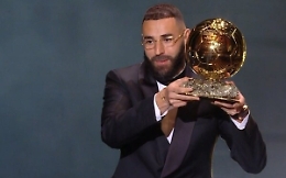 Karim Benzema vince il Pallone d'Oro