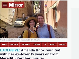 Amanda Knox e Raffaele Sollecito di nuovo insieme: in vacanza a Gubbio