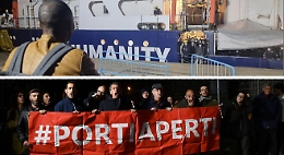 La nave Humanity 1 a Catania diventa un caso, sbarcano 144 profughi su 179: «Restano a bordo in 35, ma è illegale»