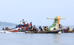 Tanzania, Atr si schianta sul Lago Vittoria: 19 morti