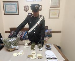 "Mini market" della droga scoperto in casa di coppia di insospettabili a Giardini Naxos: due arresti