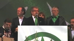 Quando Maroni parlava dal palco di Pontida: «Il nostro grande progetto è ‘prima il Nord'»