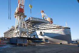 Fincantieri: varata "Brilliant Lady" per la Virgin Voyages